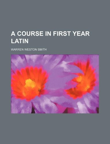 A course in first year Latin