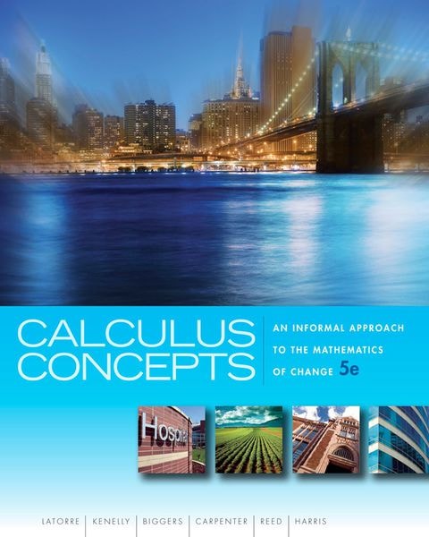 Calculus Concepts: An Informal Approach to the Mathematics of Change