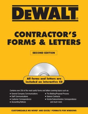Dewaltcontractors Forms & Letters