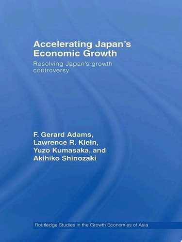 Accelerating Japan's Economic Growth