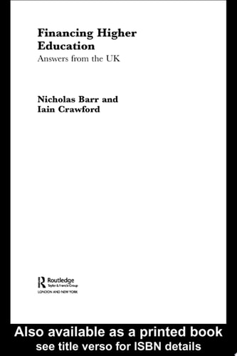 Financing Higher Education Answers from the UK