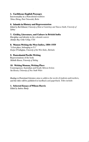 Women Writing the West Indies, 1804-1939