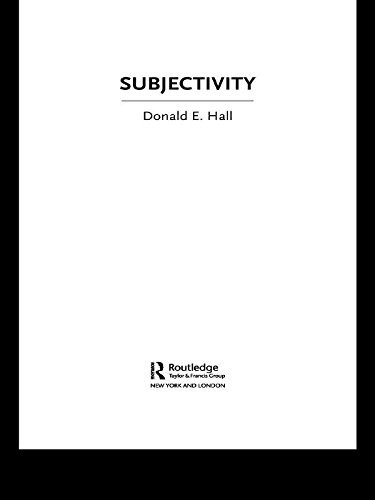 Subjectivity (The New Critical Idiom)