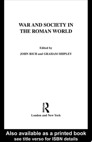 War and Society in the Roman World