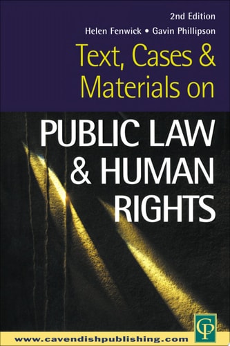Text, Cases and Materials on Public Law and Human Rights