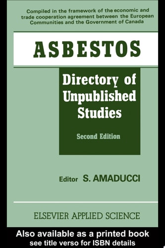 Asbestos Directory of Unpublished Studies