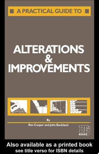 A Practical Guide to Alterations and Improvements