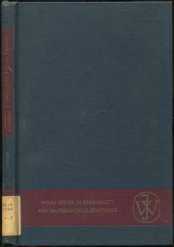 Handbook of Methods of Applied Statistics, Volume II: Planning of Surveys and Experiments