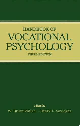 Handbook of Vocational Psychology