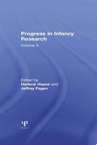 Progress in Infancy Research