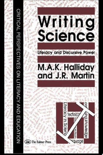 Writing Science Literacy And Discursive Power