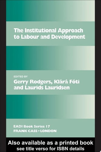 The Institutional Approach to Labour and Development