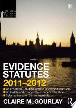 Evidence Statutes 2011-2012
