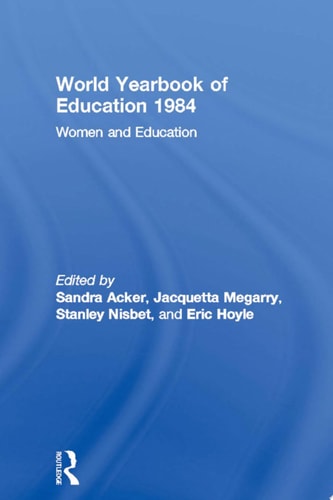 World Yearbook of Education 1984 Women and Education