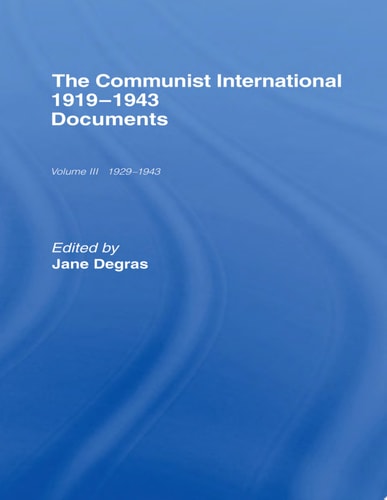 Communist International Documents