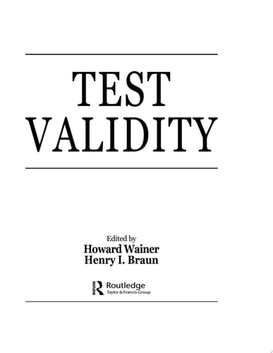 Test Validity