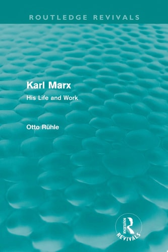 Karl Marx (Routledge Revivals)