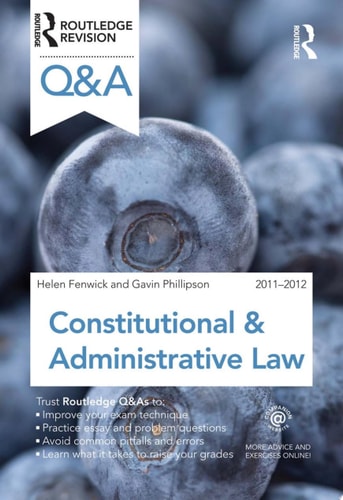 Q&A Constitutional & Administrative Law 2011-2012