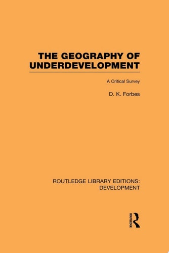 The Geography of Underdevelopment