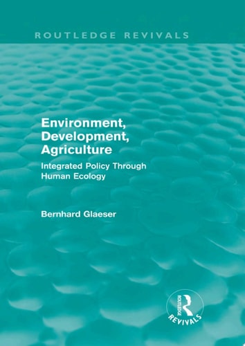Environment, Development, Agriculture