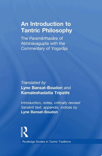An Introduction to Tantric Philosophy