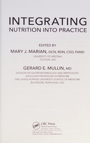 Integrating Nutrition Into Practice