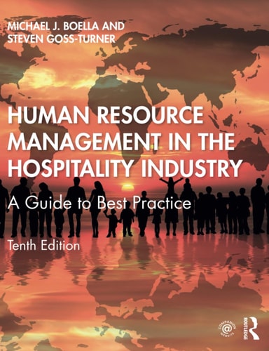 Human Resource Management in the Hospitality Industry A Guide to Best Practice