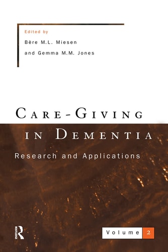 Care-Giving in Dementia 2