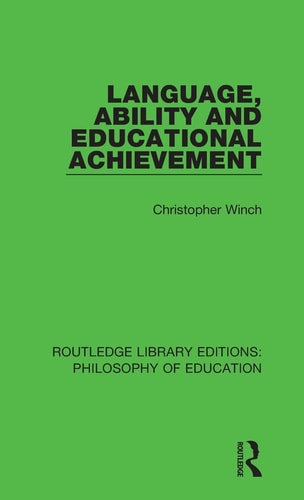 Language, Ability and Educational Achievement