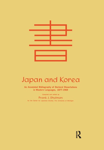 Japan and Korea: an Annotated Cb Japan and Korea