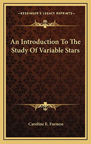 An Introduction To The Study Of Variable Stars