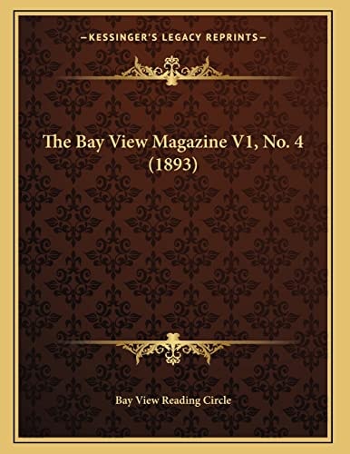 The Bay View Magazine V1, No. 4 (1893)