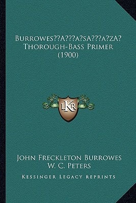Burrowes' Thorough-Bass Primer