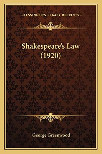 Shakespeare's Law (1920)
