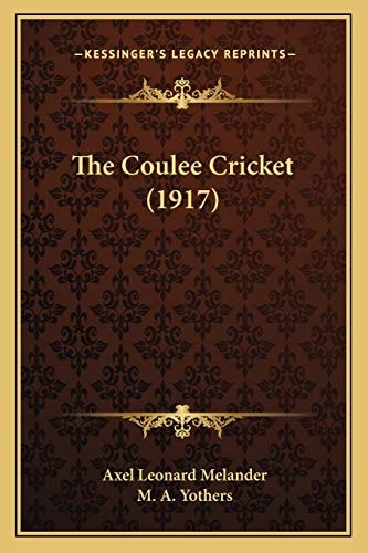 The Coulee Cricket