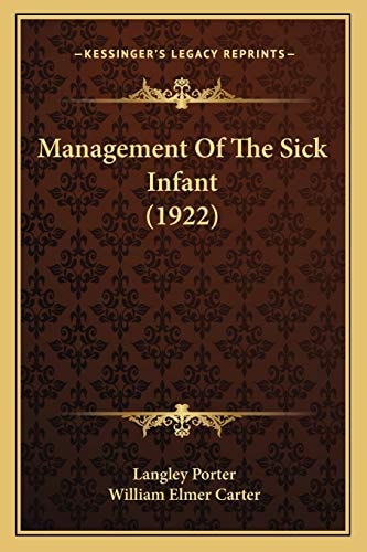 Management Of The Sick Infant