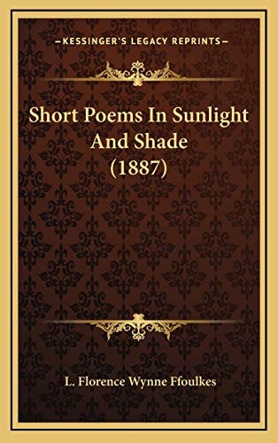 Short Poems In Sunlight And Shade (1887)