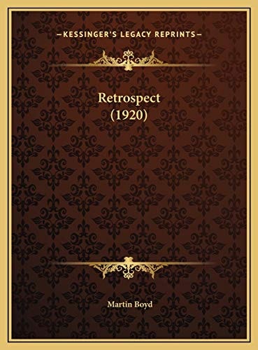 Retrospect (1920)