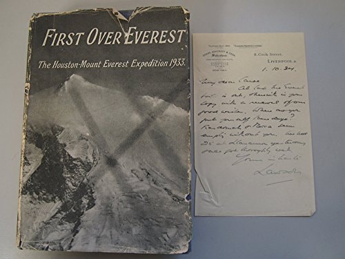 First Over Everest: The Houston-Mount Everest Expedition, 1933