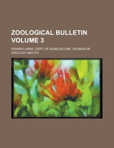 Zoological Bulletin Volume 3