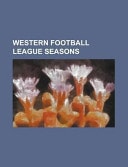 Western Football League Seasons 1892-93 to 1954-55