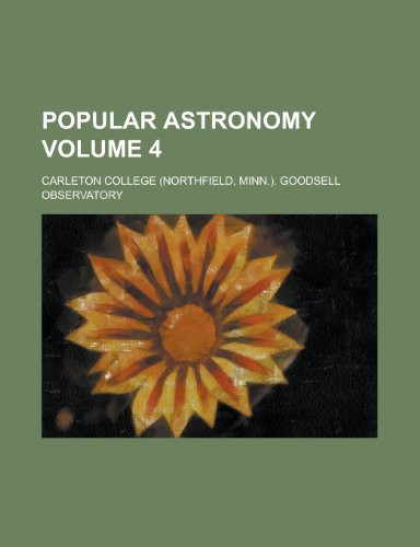 Popular Astronomy Volume 4