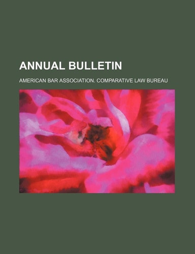 Annual Bulletin