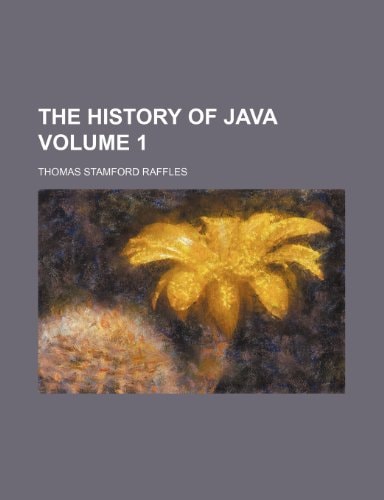 The History of Java Volume 1