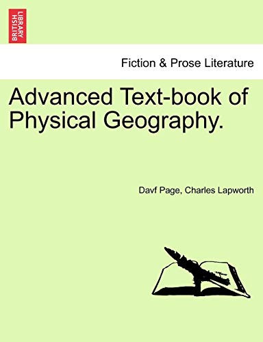 Advanced Text-book of Physical Geography.