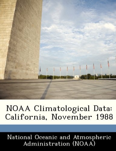 NOAA Climatological Data: California, November 1988
