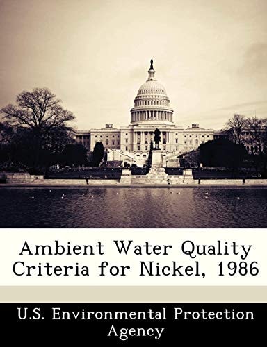 Ambient Water Quality Criteria for Nickel, 1986