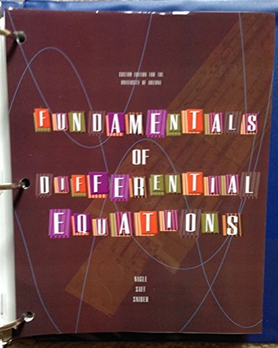 Fundamentals of Differential of Equations