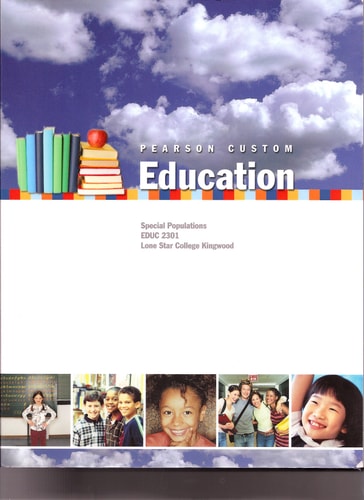 Pearson Custom Education: Special Populations