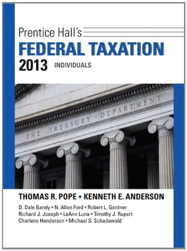 Prentice Hall's Federal Taxation 2013 Individuals